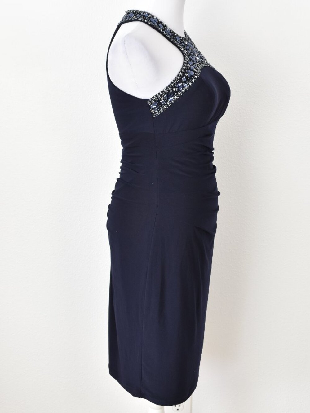 Cache Beaded Sheath Cocktail Dress NEW - 4 - Picture 9 of 12